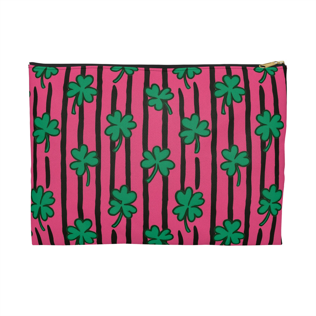 Clover Stripe Accessory Pouch
