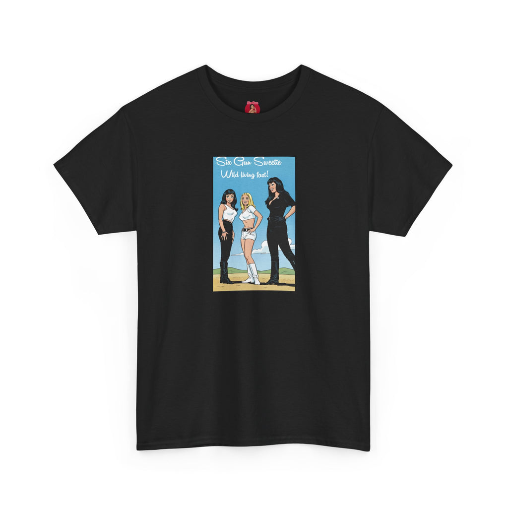 Wild Living Fast vintage pinup tee | Faster Pussycat Kill Kill inspired
