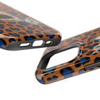 Shark Bite Leopard Print Phone Case — Magnetic Impact-Resistant