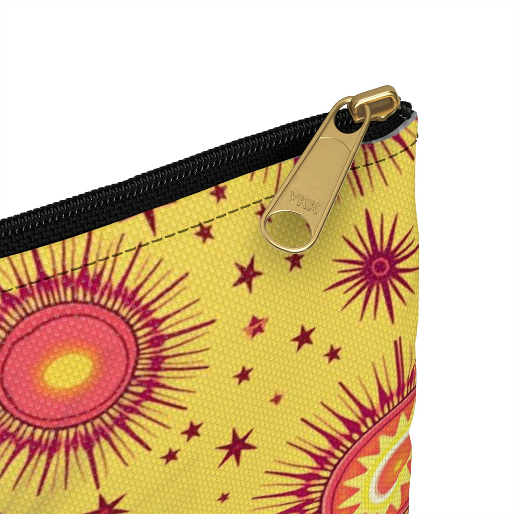 Accessory Pouch - Cute UFO Duct Tape, Six Gun Sweetie Collage Design