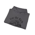 Cozy Eat the Rich Unisex Heavy Blend™ Hooded Sweatshirt blank - Perfect for Every Occasion