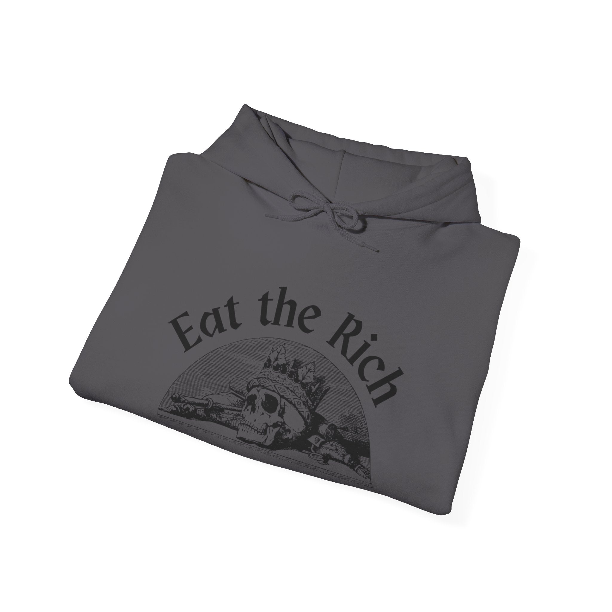 Cozy Eat the Rich Unisex Heavy Blend™ Hooded Sweatshirt blank - Perfect for Every Occasion