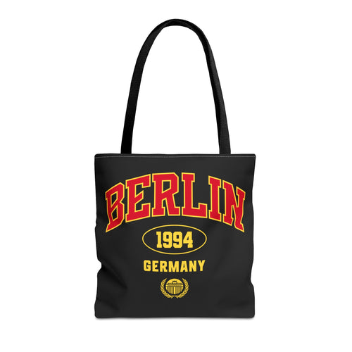 Berlin Germany 1994 Athletic Font Tote Bag | Vintage Sport Logo