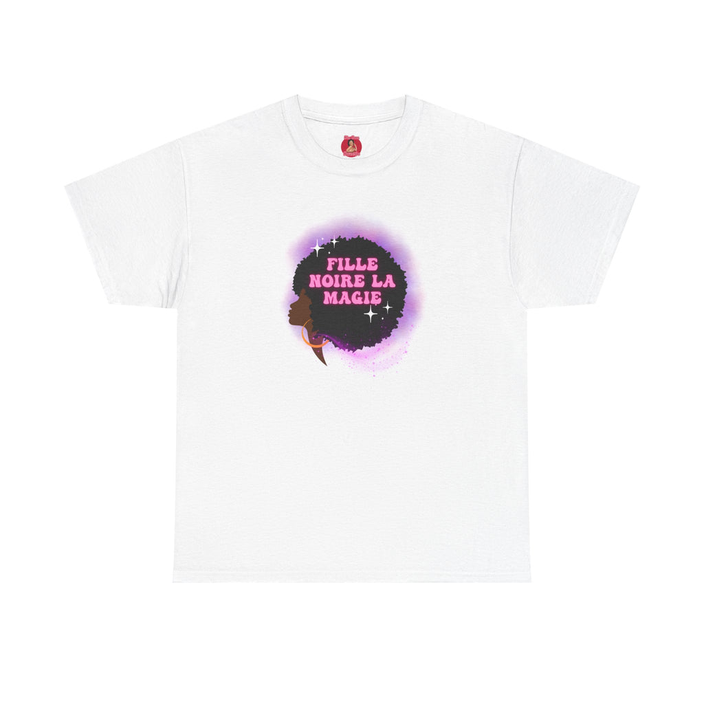 Black Girl Magic Unisex Tee, French Magie des Filles Noires, Afro, Black Excellence, Black History Shirt, Gift for Women and Girls,