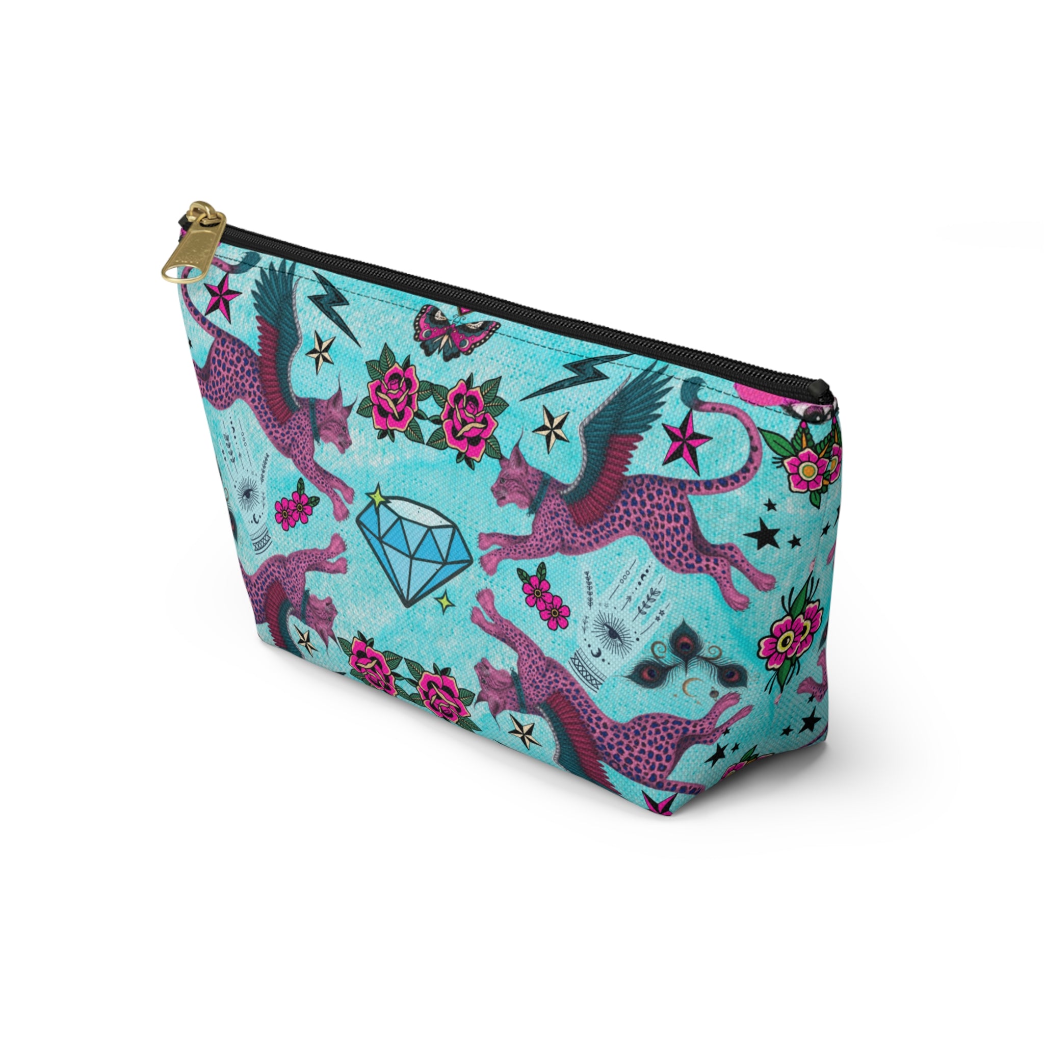 Mystic Retro Whimsy Maximalist Accessory Pouch