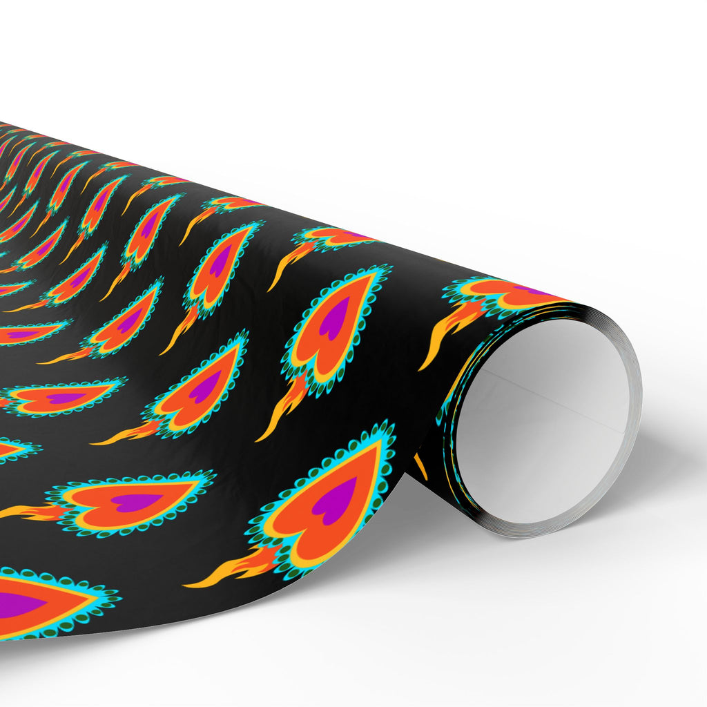 Sacred Heart Design wrapping paper