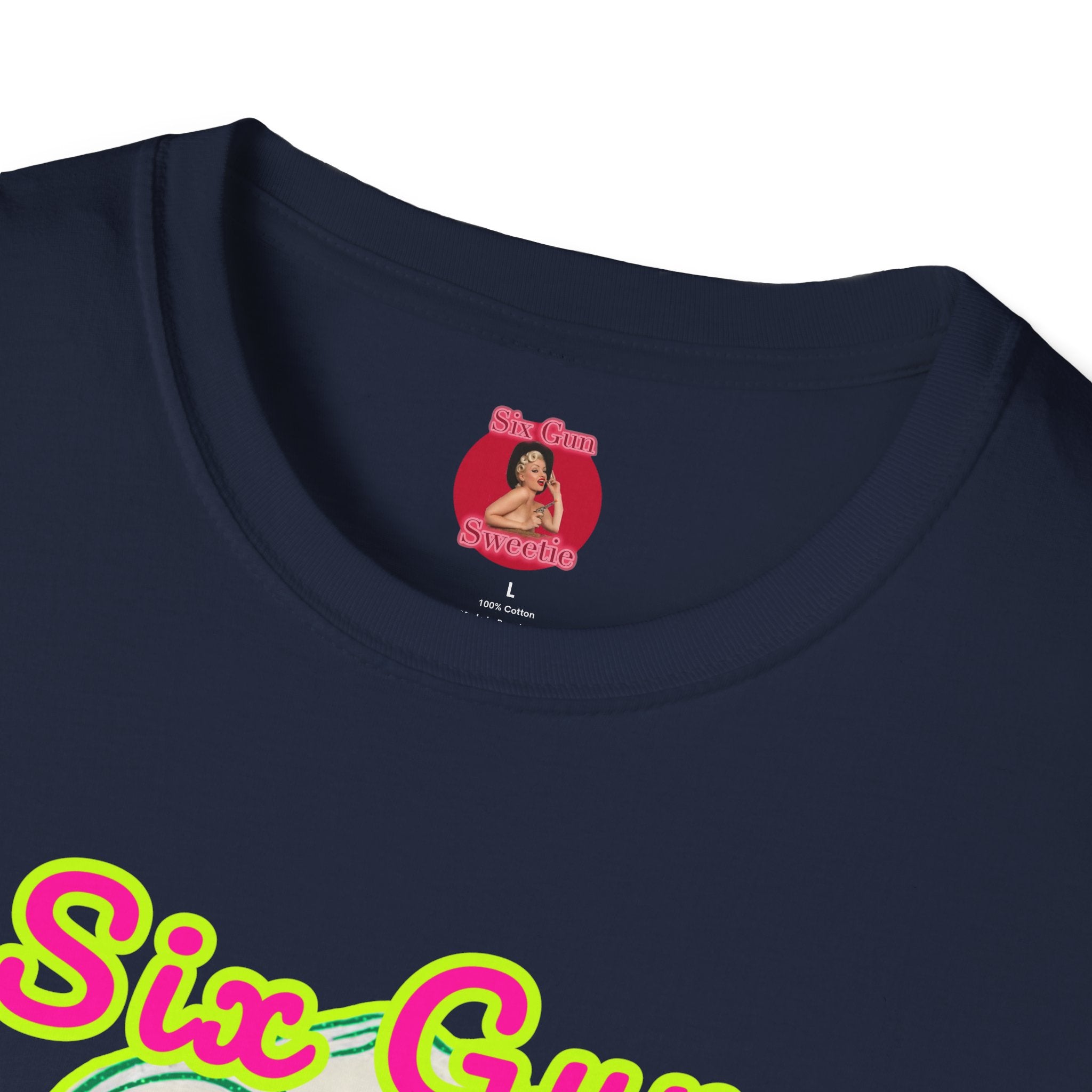 Six Gun Sweetie Retro Cowgirl T-Shirt