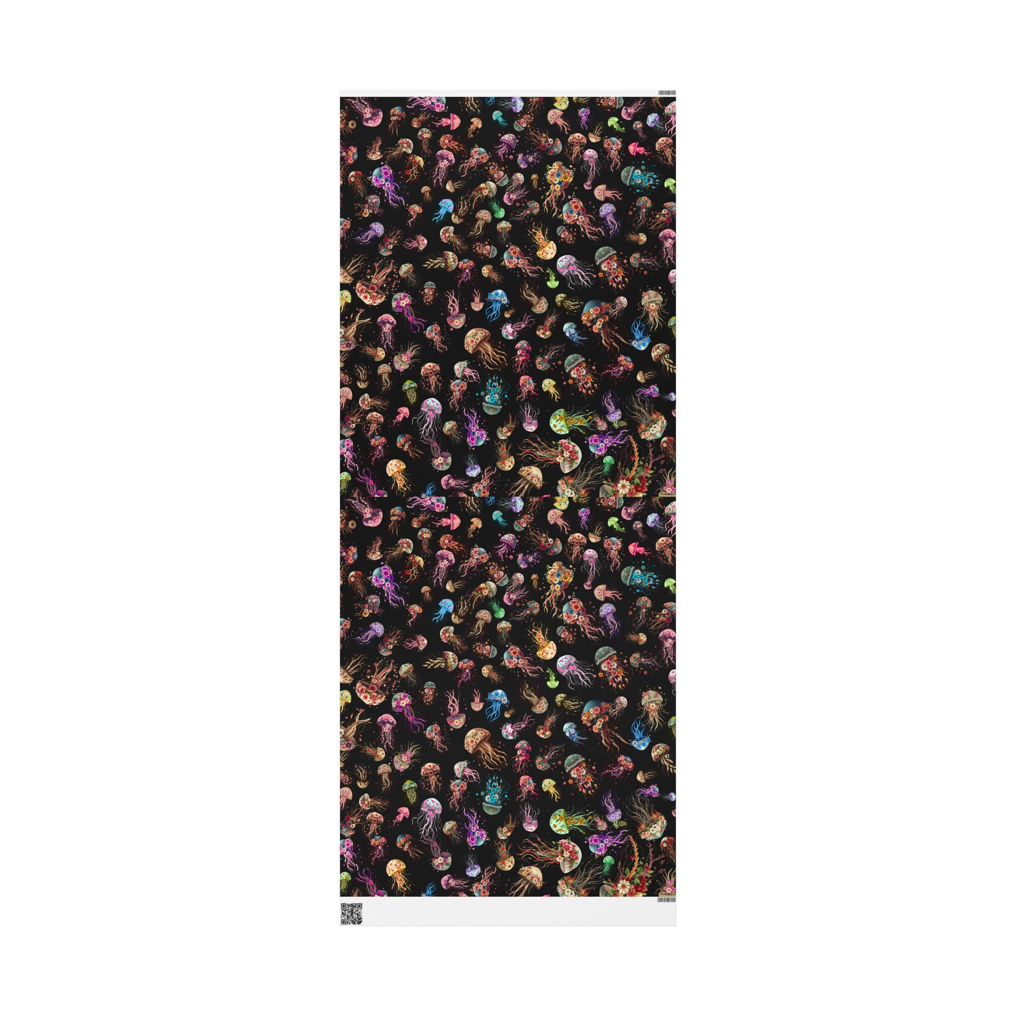 Wrapping Papers - Surreal Floral Jellyfish Design