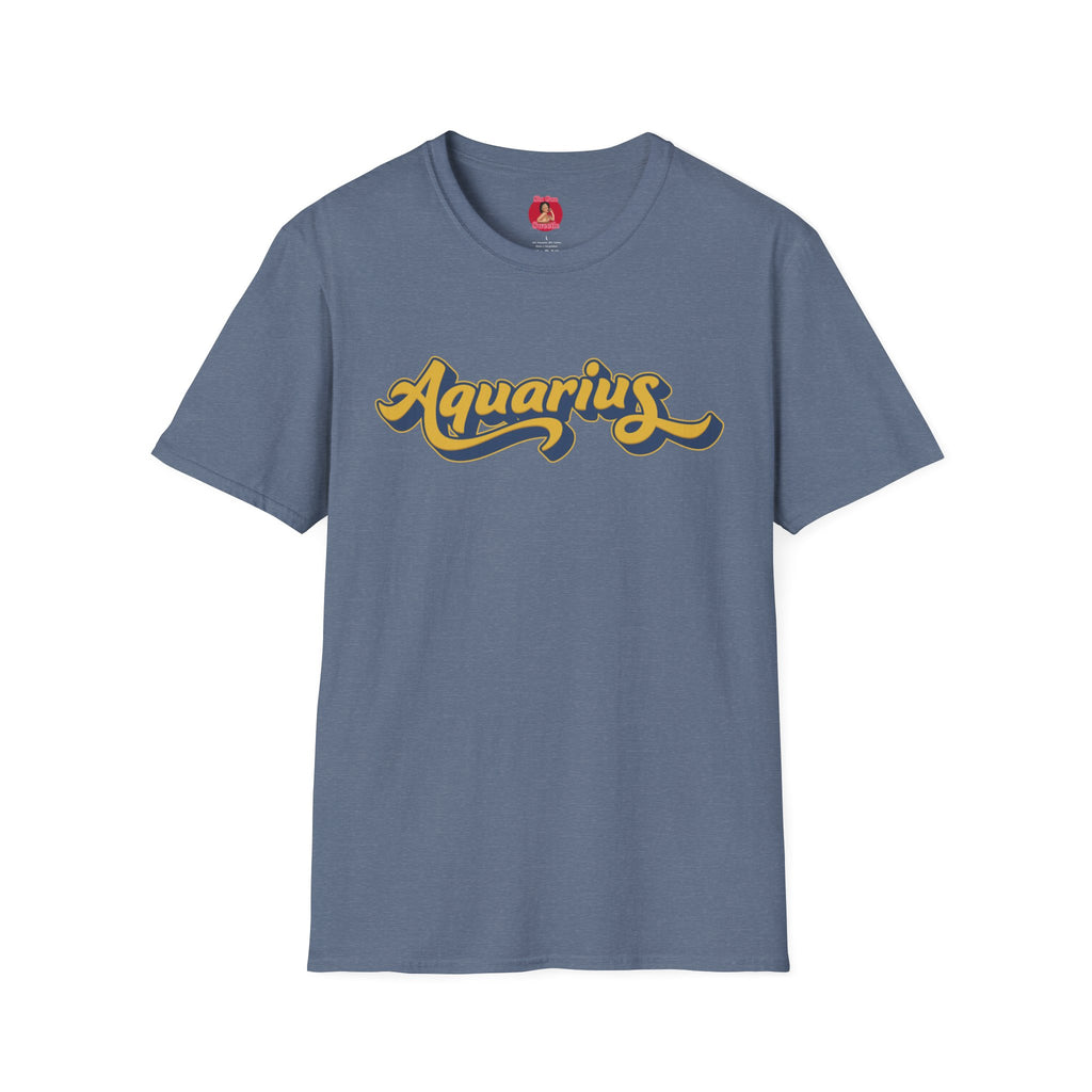 Aquarius zodiac crewneck unisex t-shirt