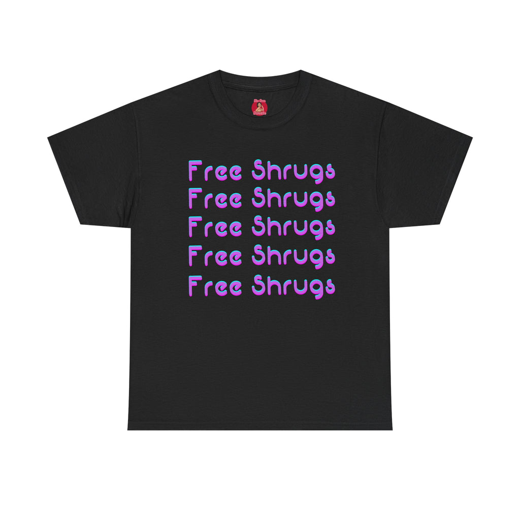 Graphic Tee Free Shrugs Retro Y2K Unisex Heavy Cotton Tee