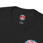 Chinease New Year, Fire Horse Graphic Tee — Flaming Horse Illustration T-Shirt (Oriental Zodiac-inspired) black, and red