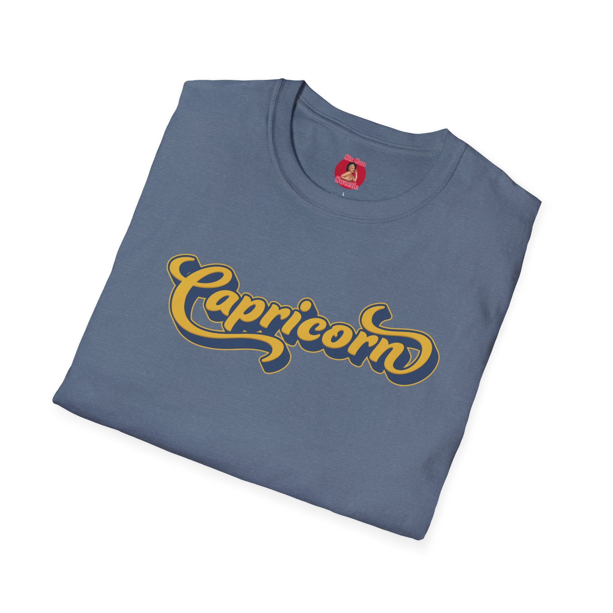 Capricorn zodiac sign crew neck T-shirt