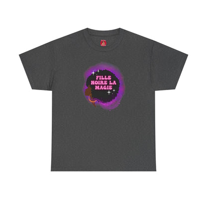 Black Girl Magic Unisex Tee, French Magie des Filles Noires, Afro, Black Excellence, Black History Shirt, Gift for Women and Girls,