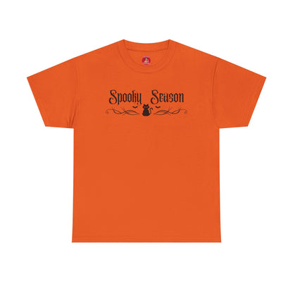 T-Shirt Spooky Season Black Kitty Tribal Unisex Tee