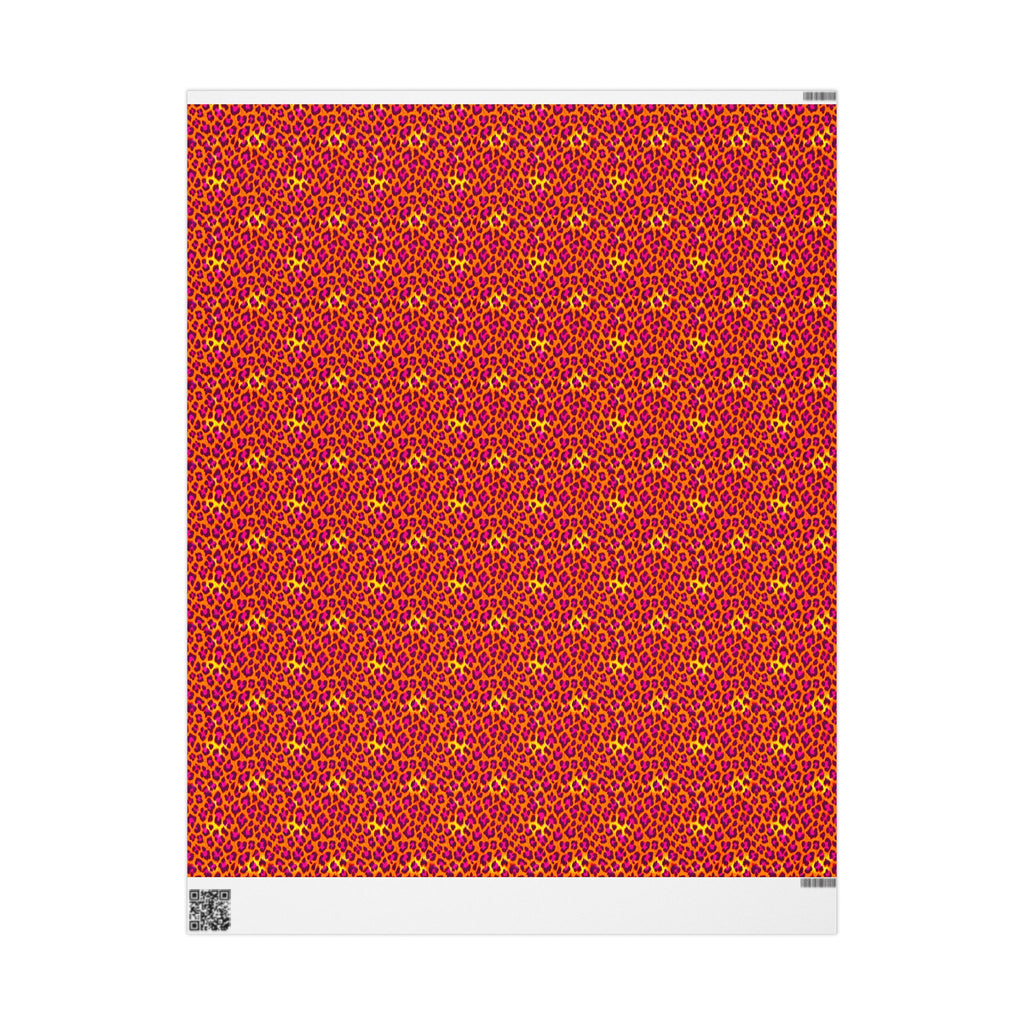 Hot pink neon leopard print