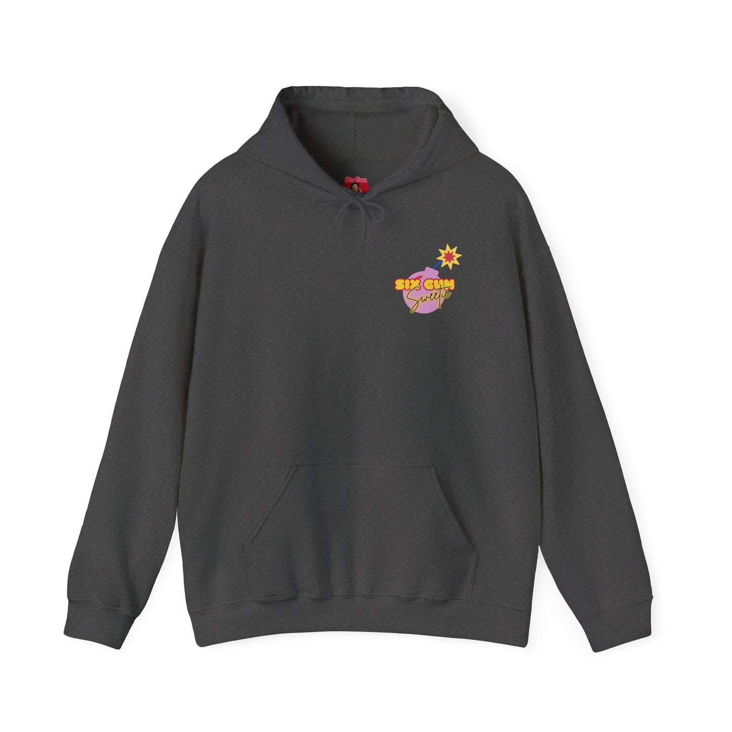 Hooded Sweatshirt featuring Thomas Jefferson Tyranny Quote and Six Guns Design, Streetwear Revolution