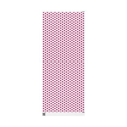 Wrapping Papers, Red Glitter Star Pattern Gift Wrap, Festive Minimalist Christmas Gift Wrap, Holiday Paper Roll, Sparkly Gift Wrap Sheets,