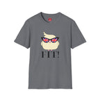 British Cool Fit Bird T-Shirt — Playful Bird with Union Jack Sunglasses