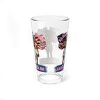 Barak Obama America's Greatest 16oz Mixing Glass — Patriotic Boxer Design
