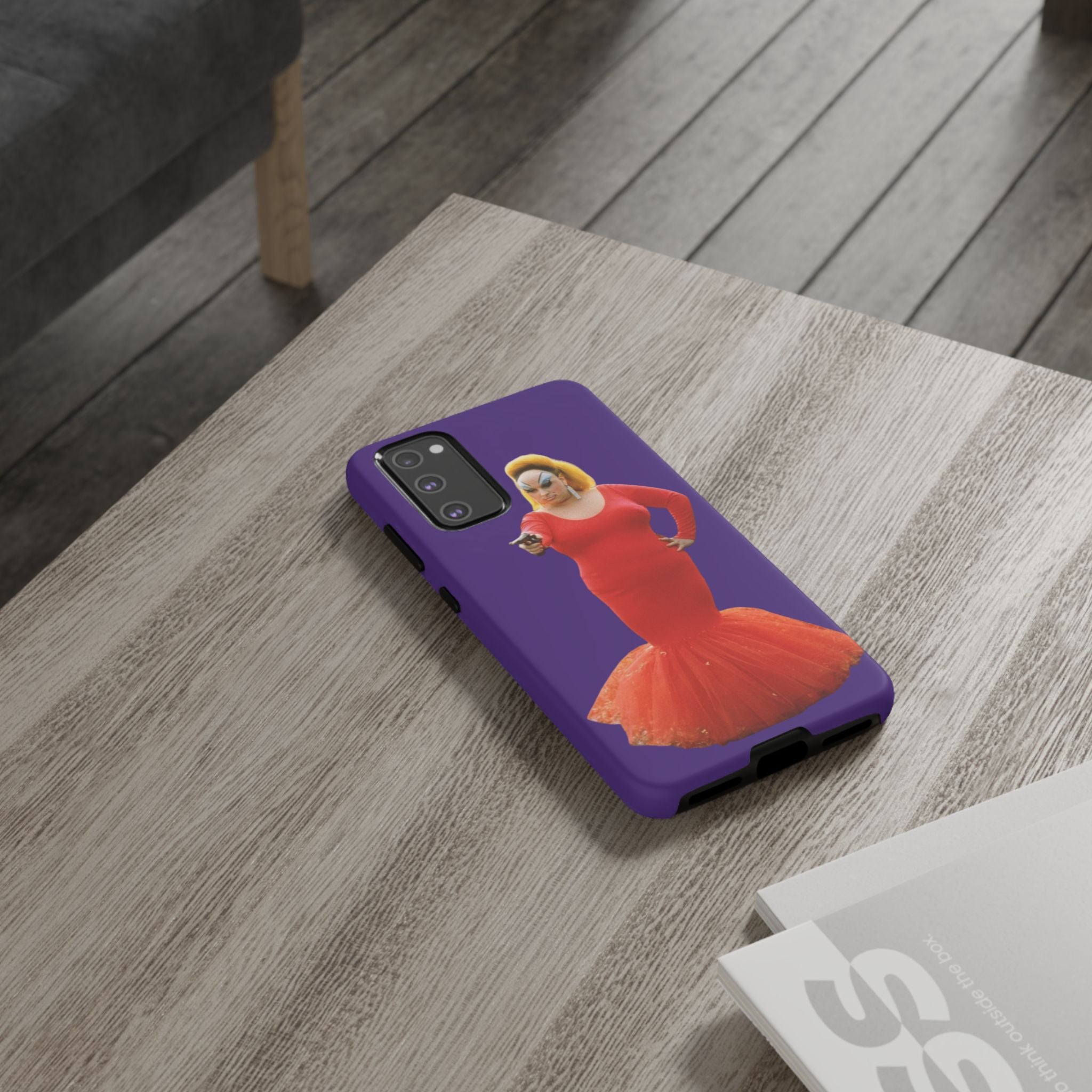 Divine Pink Flamingos John Waters Samsung Galaxy phone case