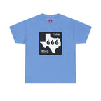 Texas Farm Road 666 Sign, Highway to Hell, Hail Satan Unisex T-shirt