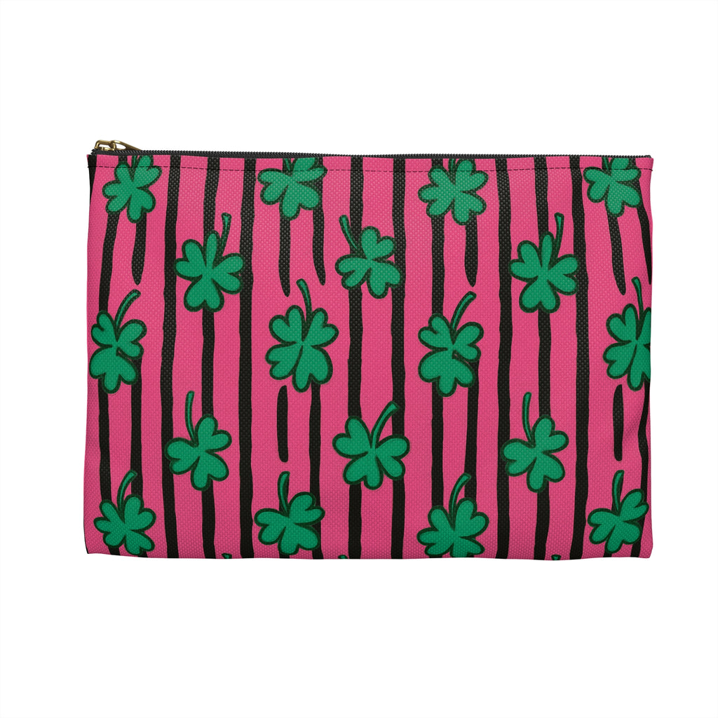 Clover Stripe Accessory Pouch