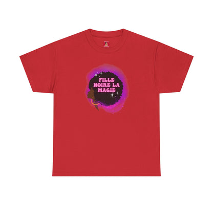 Black Girl Magic Unisex Tee, French Magie des Filles Noires, Afro, Black Excellence, Black History Shirt, Gift for Women and Girls,
