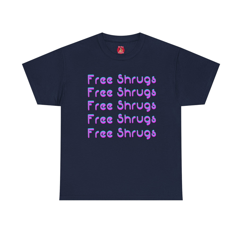Graphic Tee Free Shrugs Retro Y2K Unisex Heavy Cotton Tee