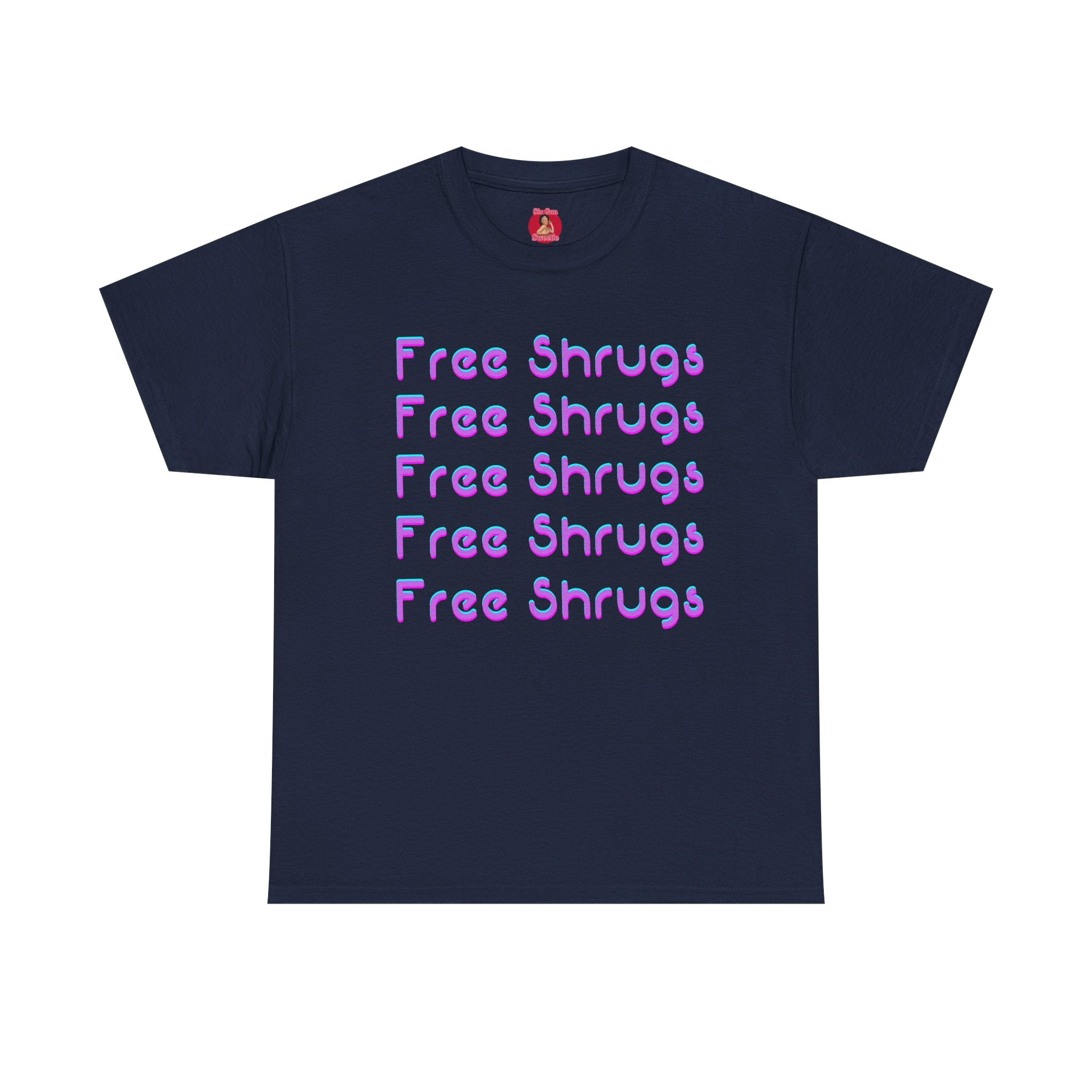 Graphic Tee Free Shrugs Retro Y2K Unisex Heavy Cotton Tee