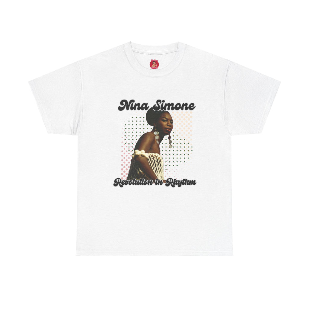 Vintage Nina Simone Revolution in Rhythm Unisex Tee, Black History Month Shirt, Powerful Black Women, Black Excellence, Music Lover Gift