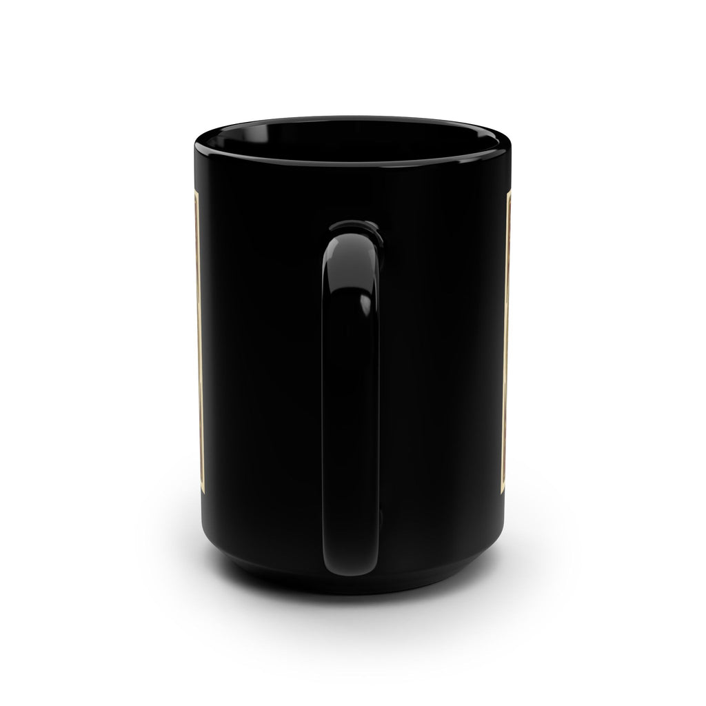 St. Patrick’s Vintage Leprechaun Black 15oz Coffee Mug — Luck & Fortune Design