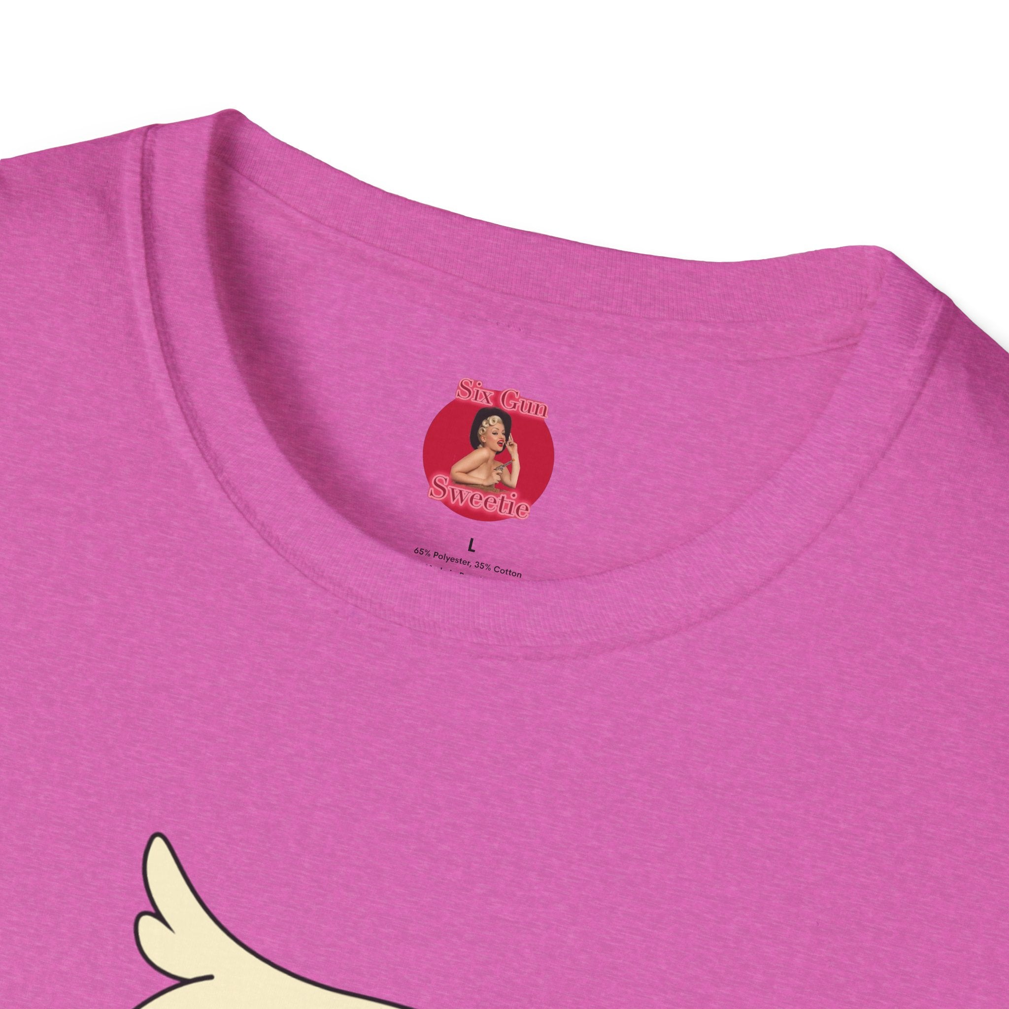 British Cool Fit Bird T-Shirt — Playful Bird with Union Jack Sunglasses