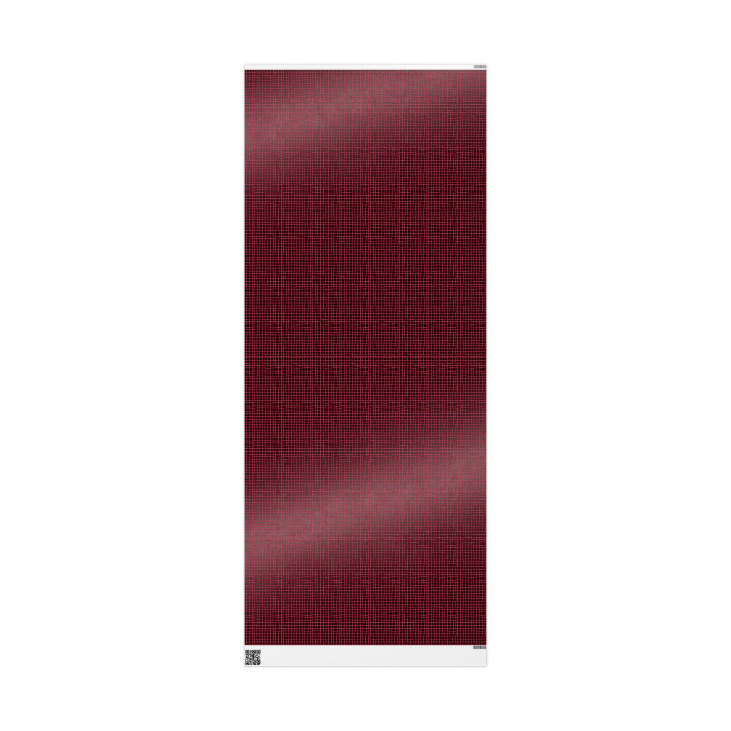 Wrapping Papers - Modern Red Woven Tread Pattern on Black Background