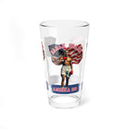 Barak Obama America's Greatest 16oz Mixing Glass — Patriotic Boxer Design