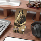 Phone Stand - Victorian Horse Portrait Spooky Decor Surreal