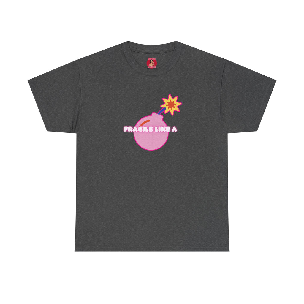 Pink Bomb Unisex Tee - Fragile Like a Bomb, Girl Power Design