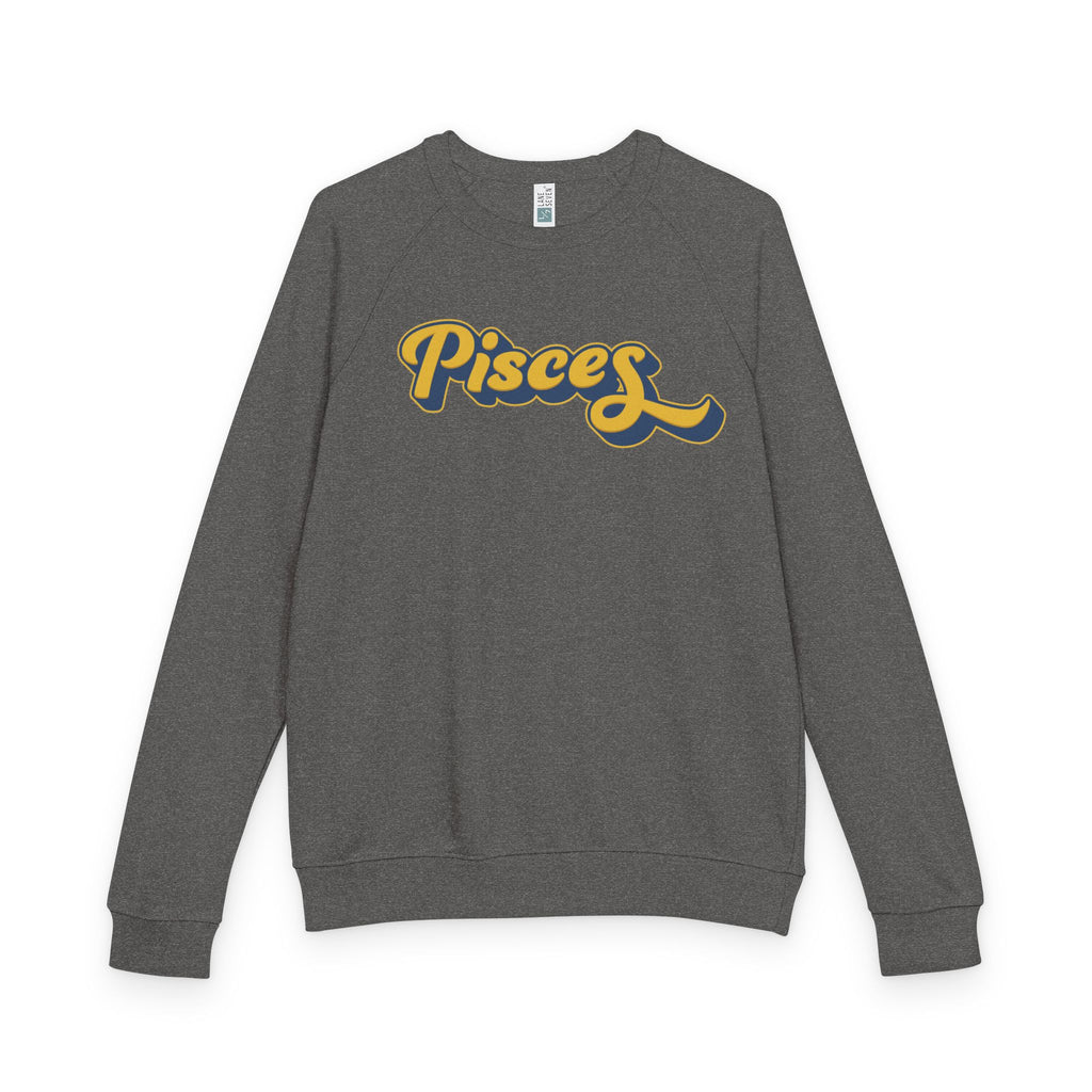 Pisces zodiac Unisex French Terry Crewneck Sweatshirt, Halloween Apparel, Casual Wear, Gifts for Friends, Cozy Graphics