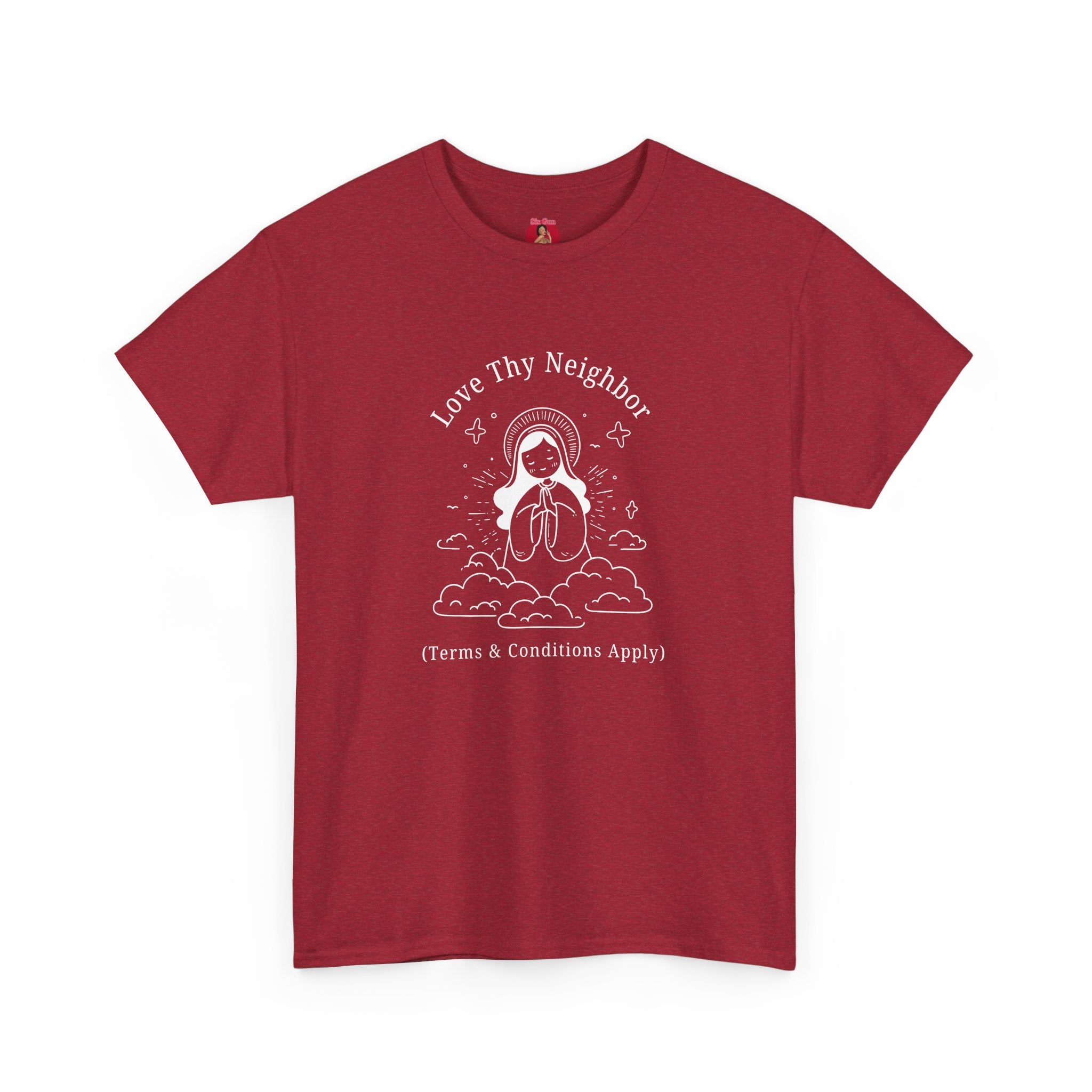 Funny Pro-Immigration Unisex Tee with 'Love Thy Neighbor' Design