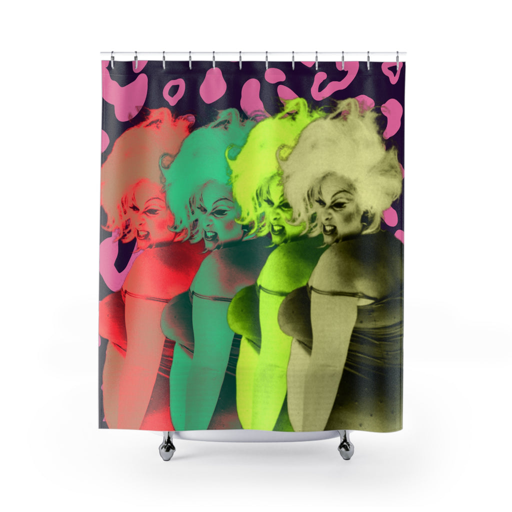 Shower Curtains - Pop Art Divine John Waters Superstar Icon Legend