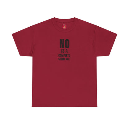 No is a complete sentence.