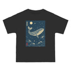 Whale Moon T-Shirt — Japanese-Inspired Ocean Art Tee