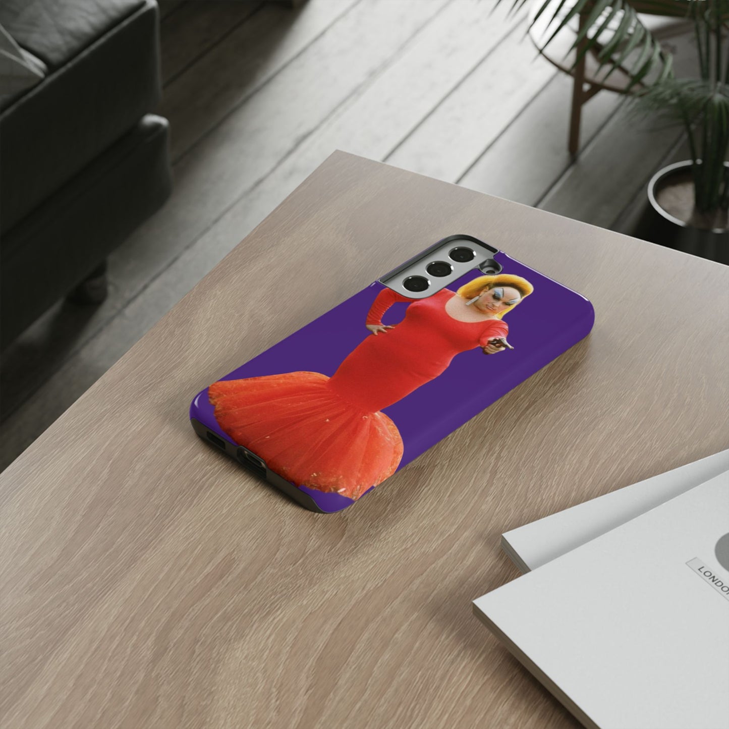 Divine Pink Flamingos John Waters Samsung Galaxy phone case