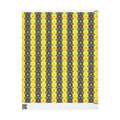 Wrapping Papers - Mid Century Modern Yellow and Black Striped Design