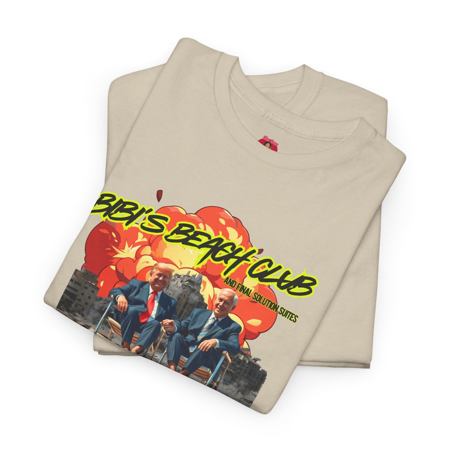 Graphic Tee Bibi's Beach Club Satirical Shirt