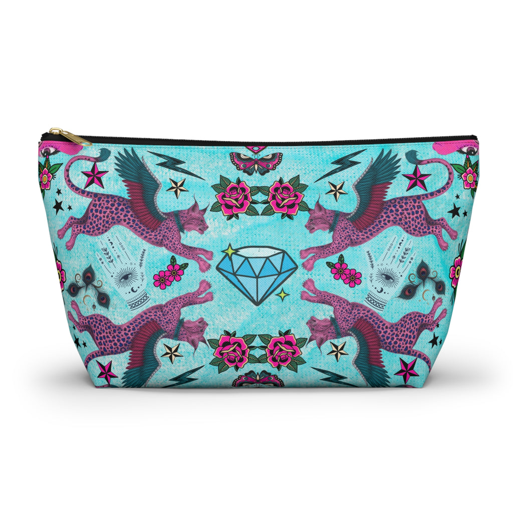 Mystic Retro Whimsy Maximalist Accessory Pouch