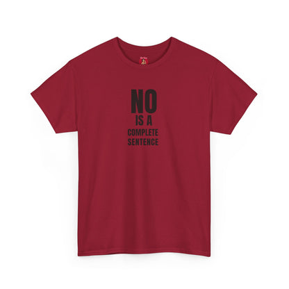 No is a complete sentence.
