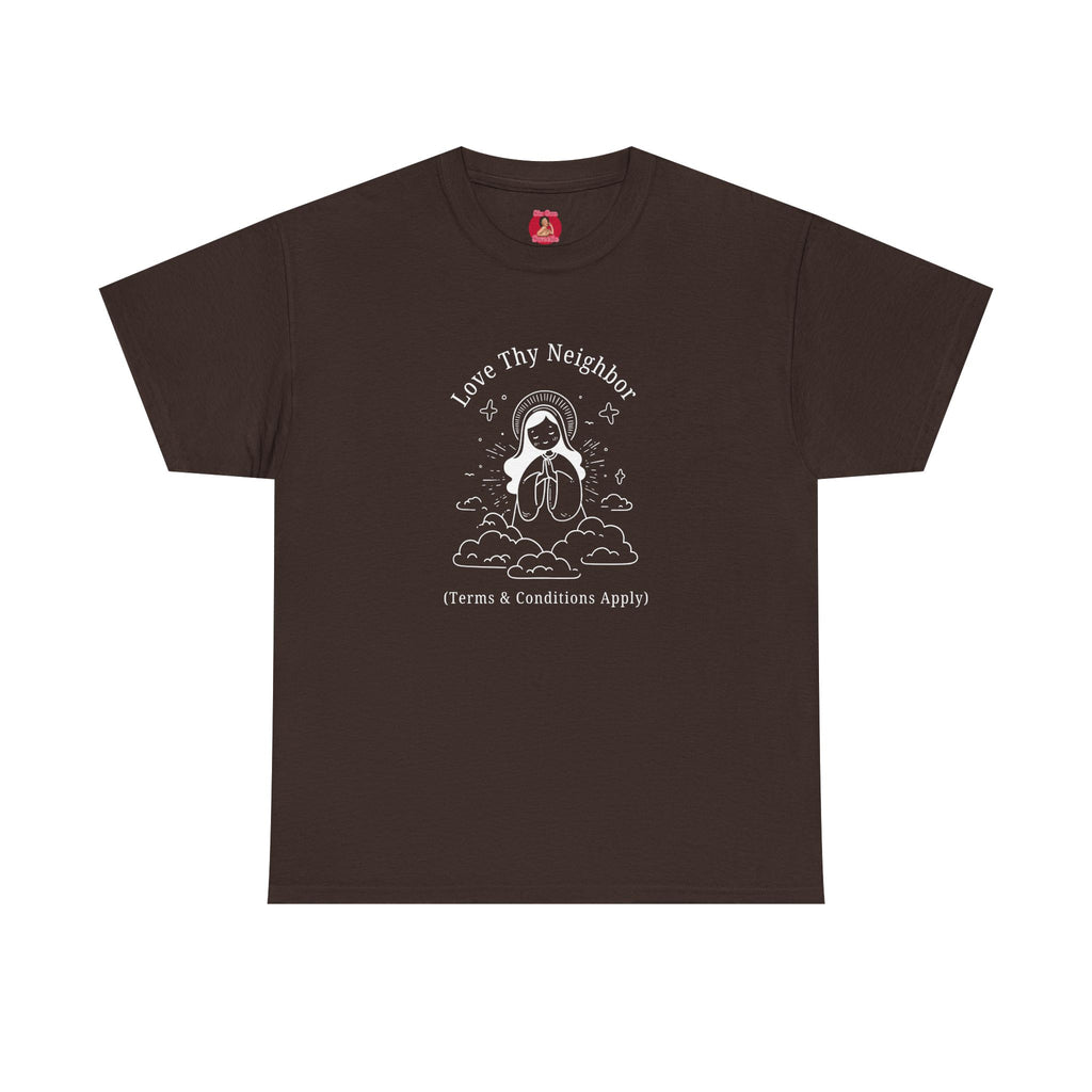 Funny Pro-Immigration Unisex Tee with 'Love Thy Neighbor' Design