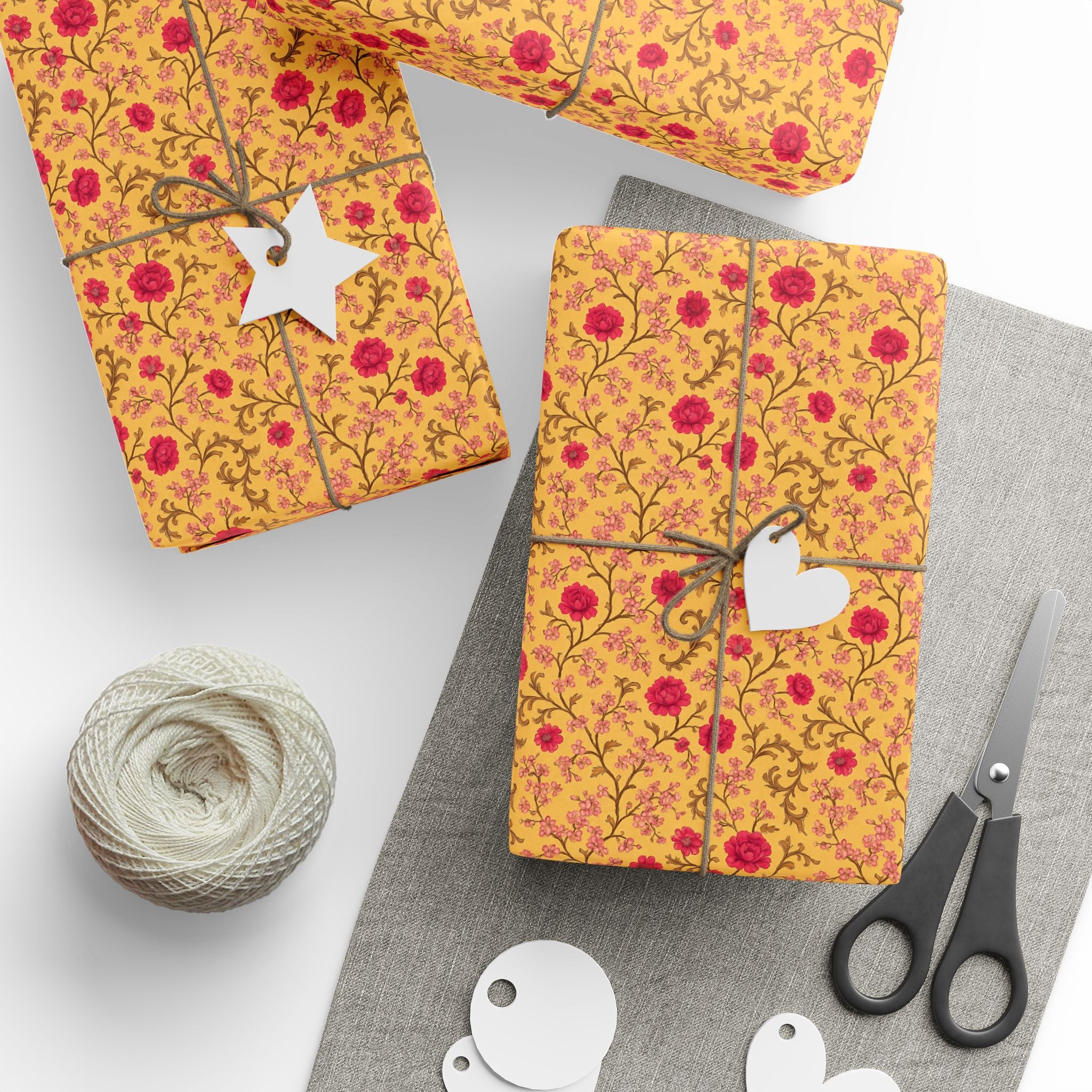 Vintage Floral Gift Wrap