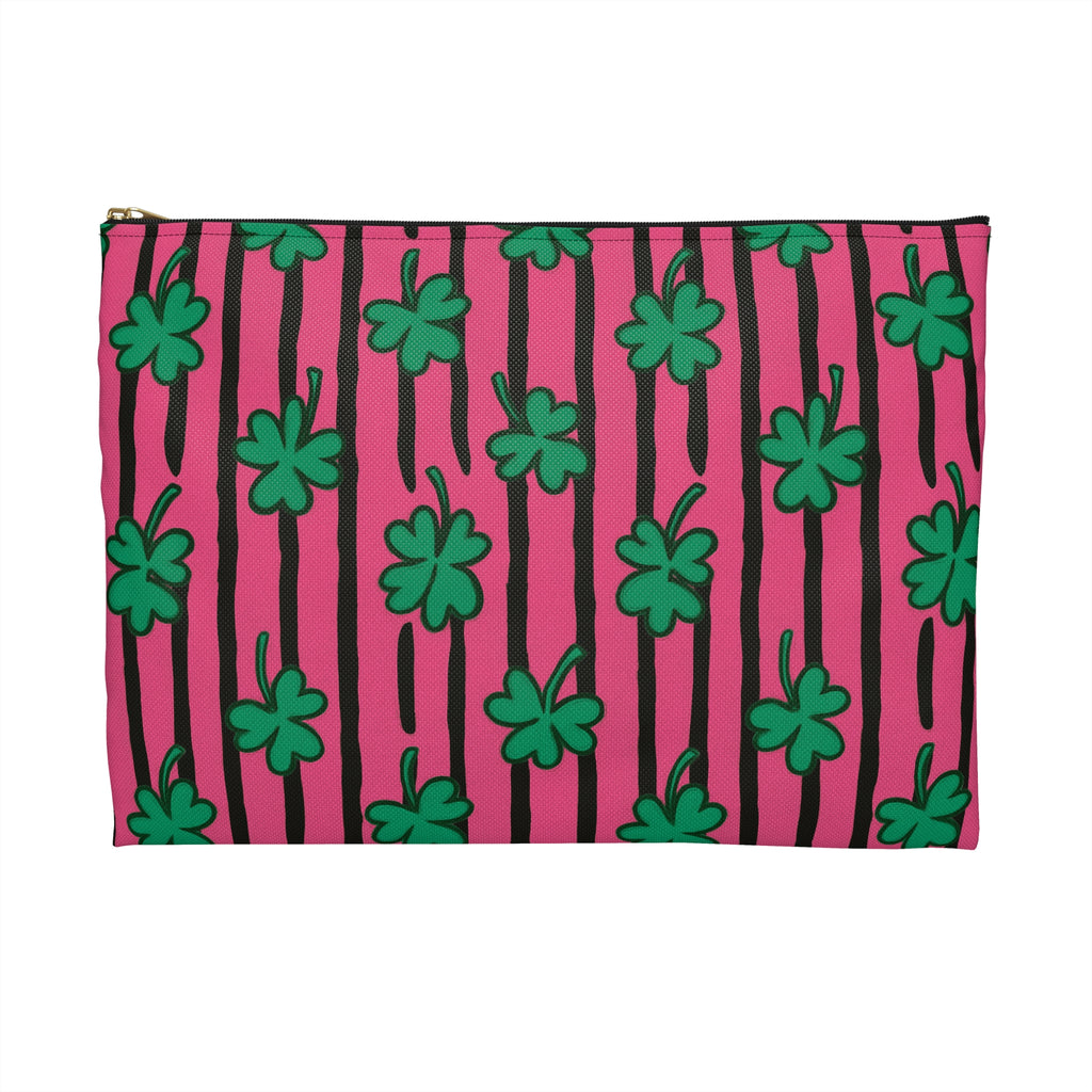 Clover Stripe Accessory Pouch
