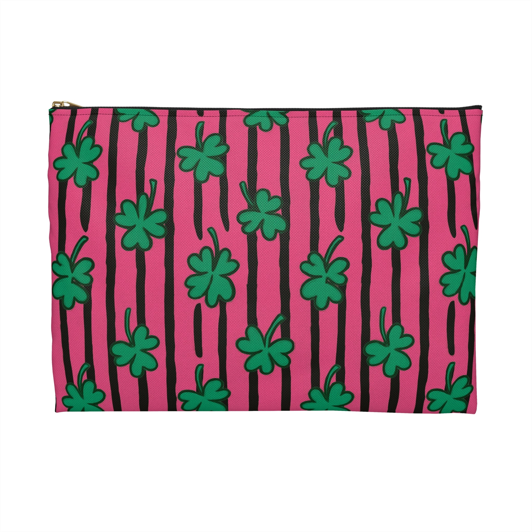 Clover Stripe Accessory Pouch